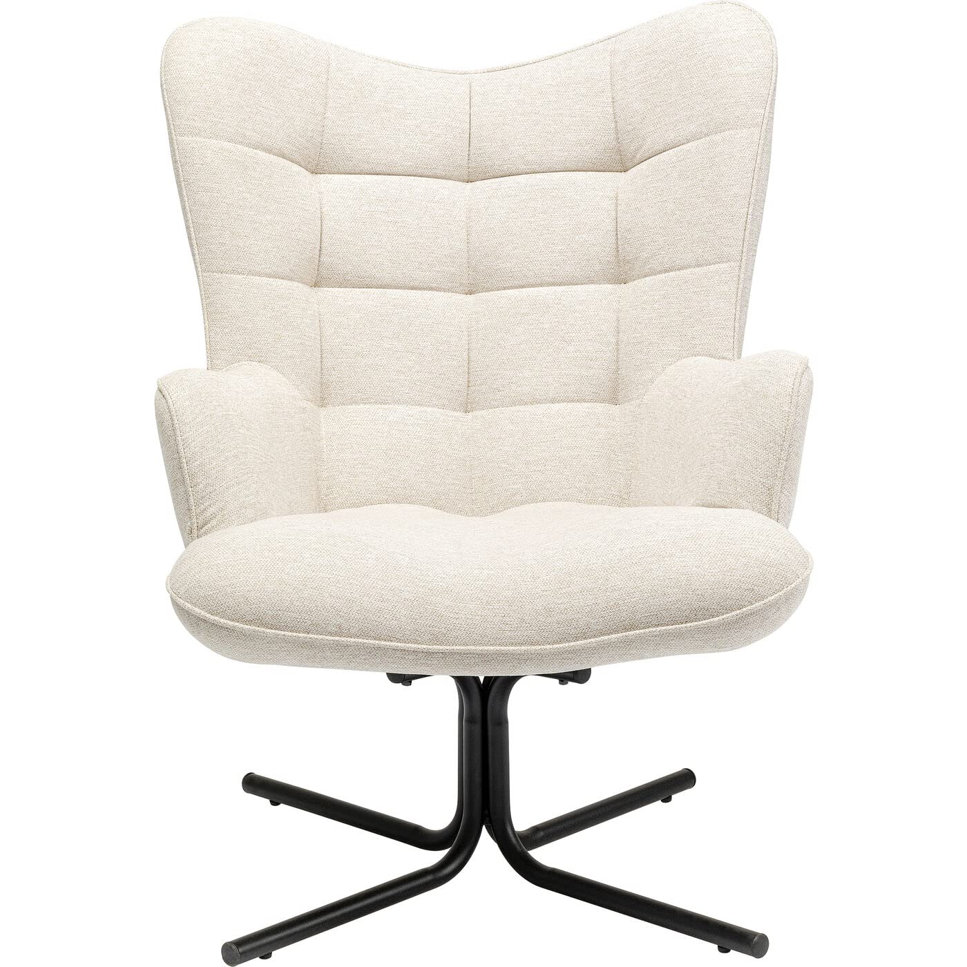 kare-design-oscar-drehsessel-creme-95x82x73-cm-180-grad-drehbar image 1