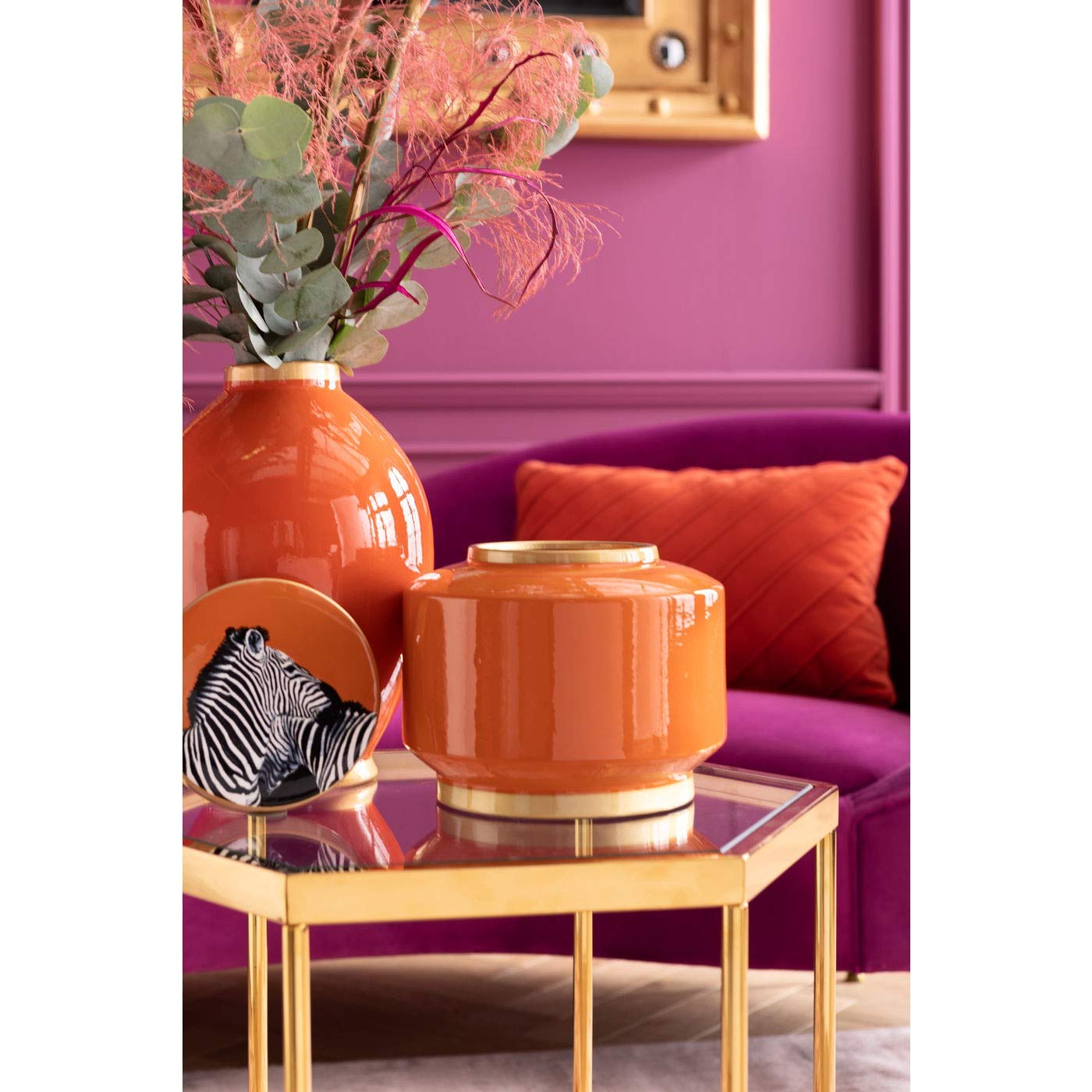 kare-design-deko-gef-zebra-orange-19-cm-aufbewahrungsdose-happy-chic image 5