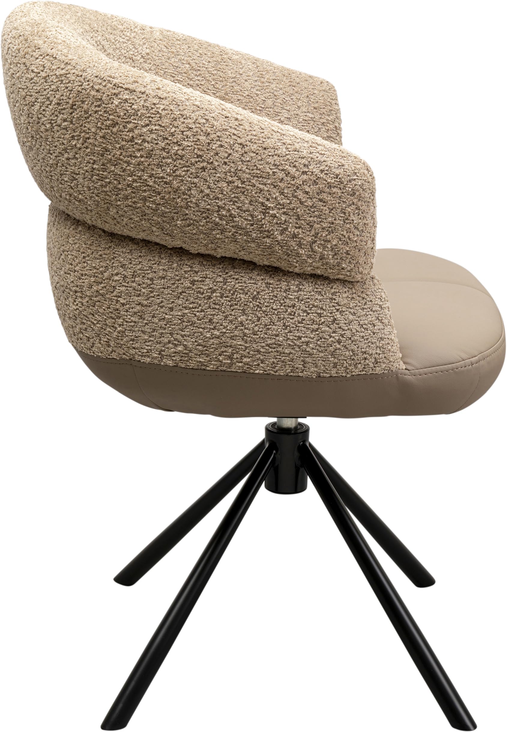 kare-design-drehstuhl-tasty-braun-360-drehbar-82x63x61-cm image 3