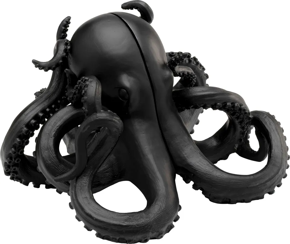 kare-design-buchst-tze-octopus-2er-set-schwarz-18x28x26-cm image 1