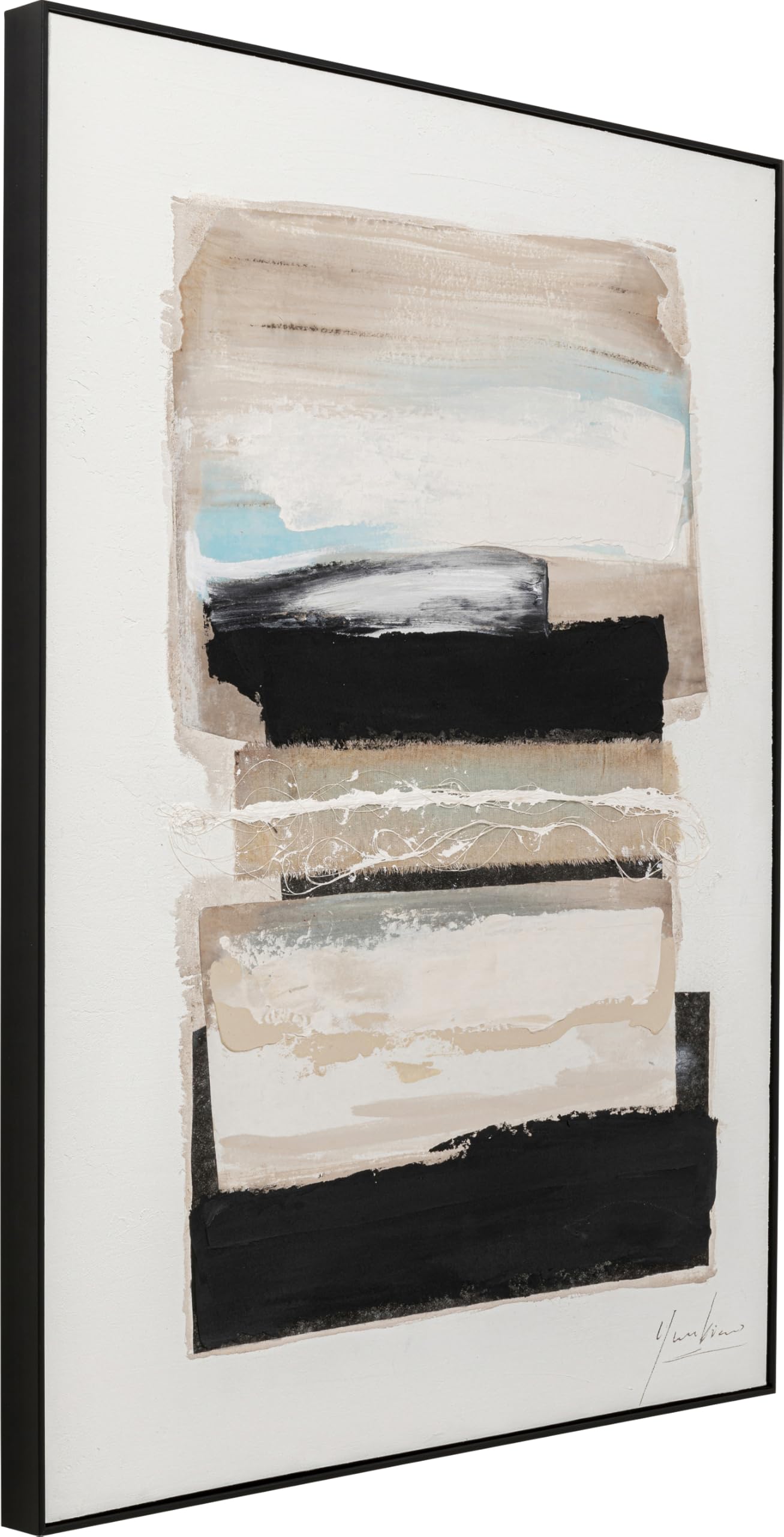 kare-design-leinwandbild-lontano-braun-120x90-cm-3d-mit-massivholzrahmen image 3