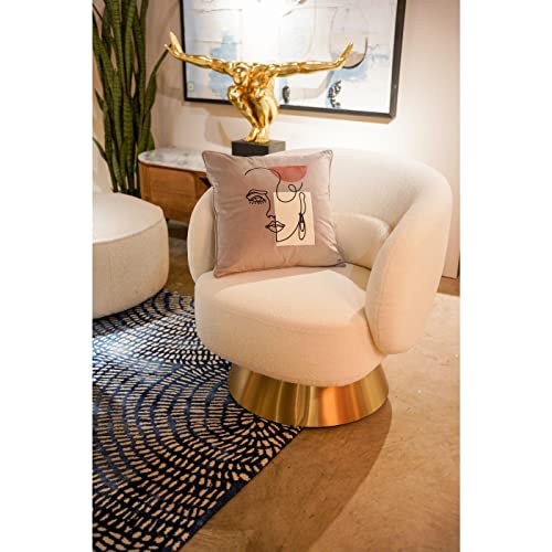 kare-design-kissen-mademoiselle-45x45-cm-hellgrau-mit-linienzeichnung image 7
