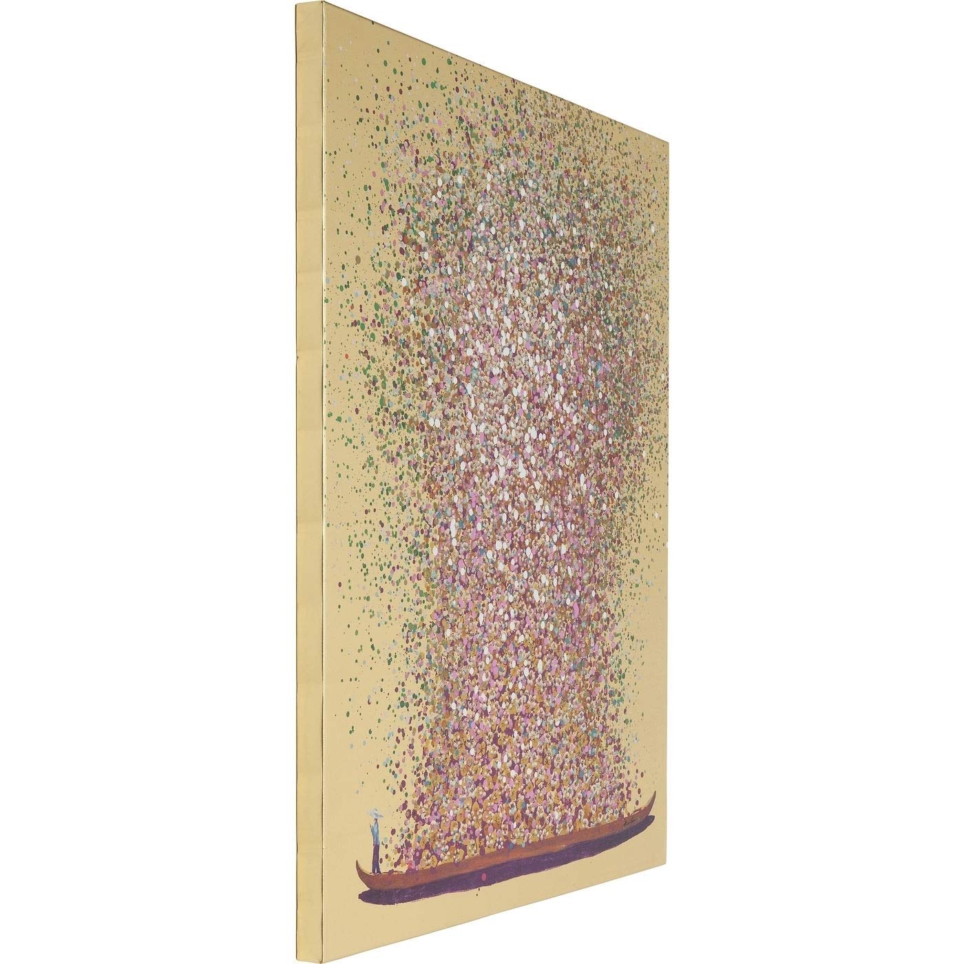 kare-design-bild-touched-flower-boat-gold-pink-160x120x3-5-cm-canvas image 6