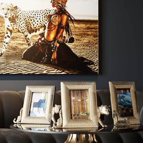 kare-design-leopard-bilderrahmen-gold-handbemalt-25x28-5x4-5-cm image 8