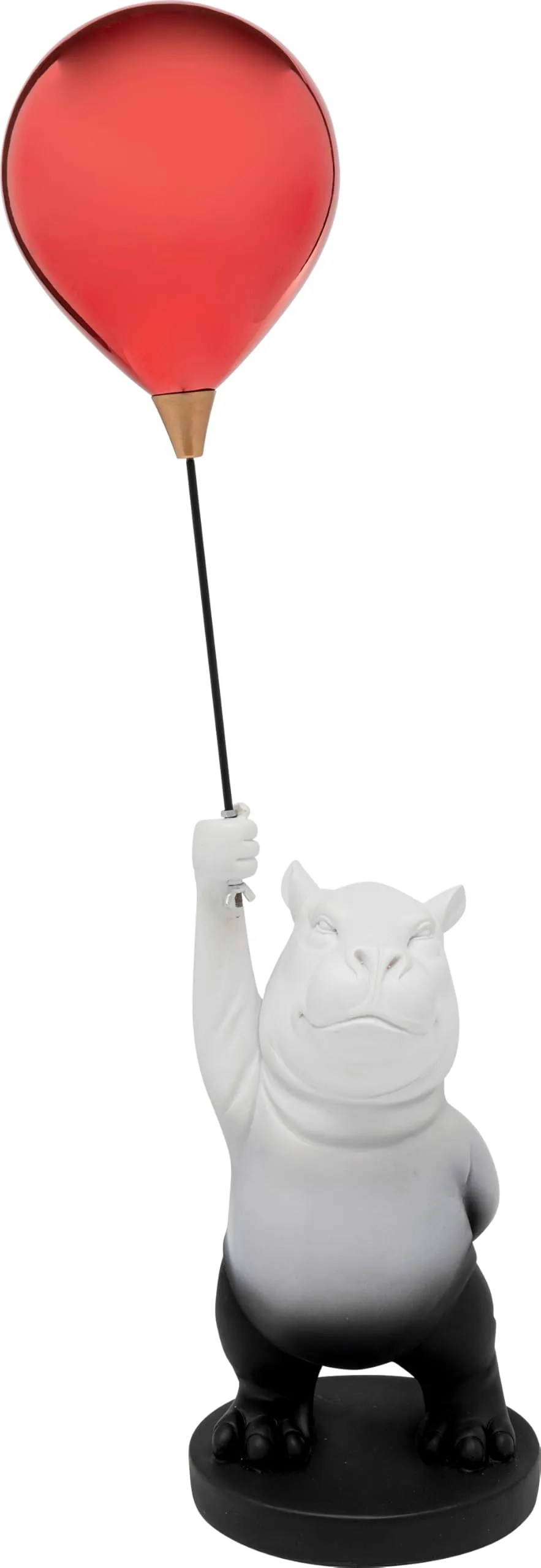 kare-design-dekofigur-balloon-hippo-69x24x18-cm-nilpferd-mehrfarbig image 1
