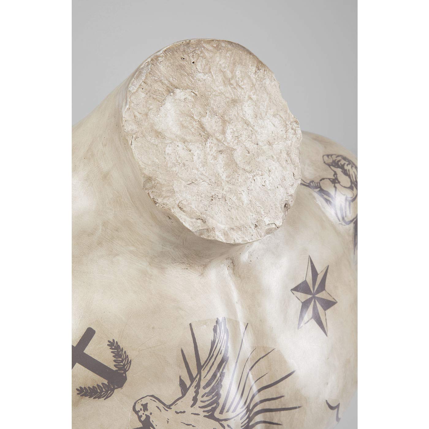 kare-design-torso-tattoo-deko-objekt-xl-125x63x35-cm-skulptur-kunststein image 8