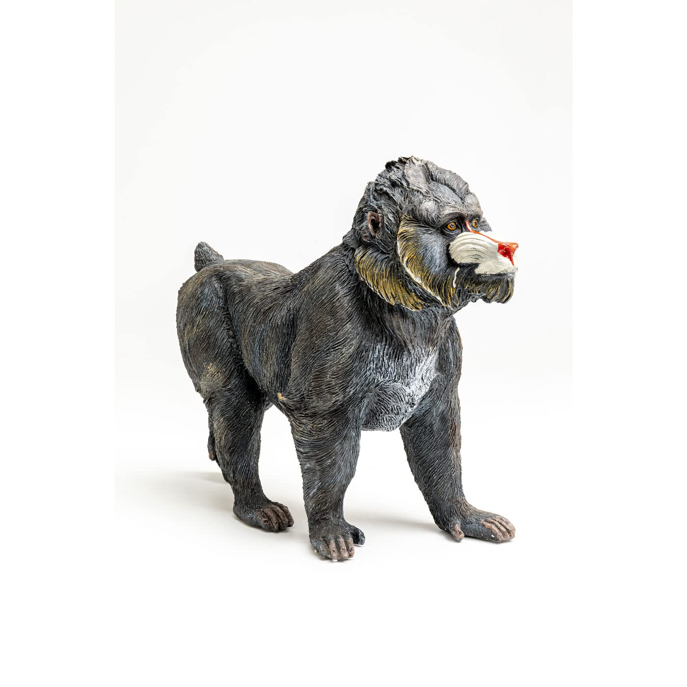kare-design-figur-walking-mandrill-47cm-deko-skulptur-37x47x19cm-bunt image 3