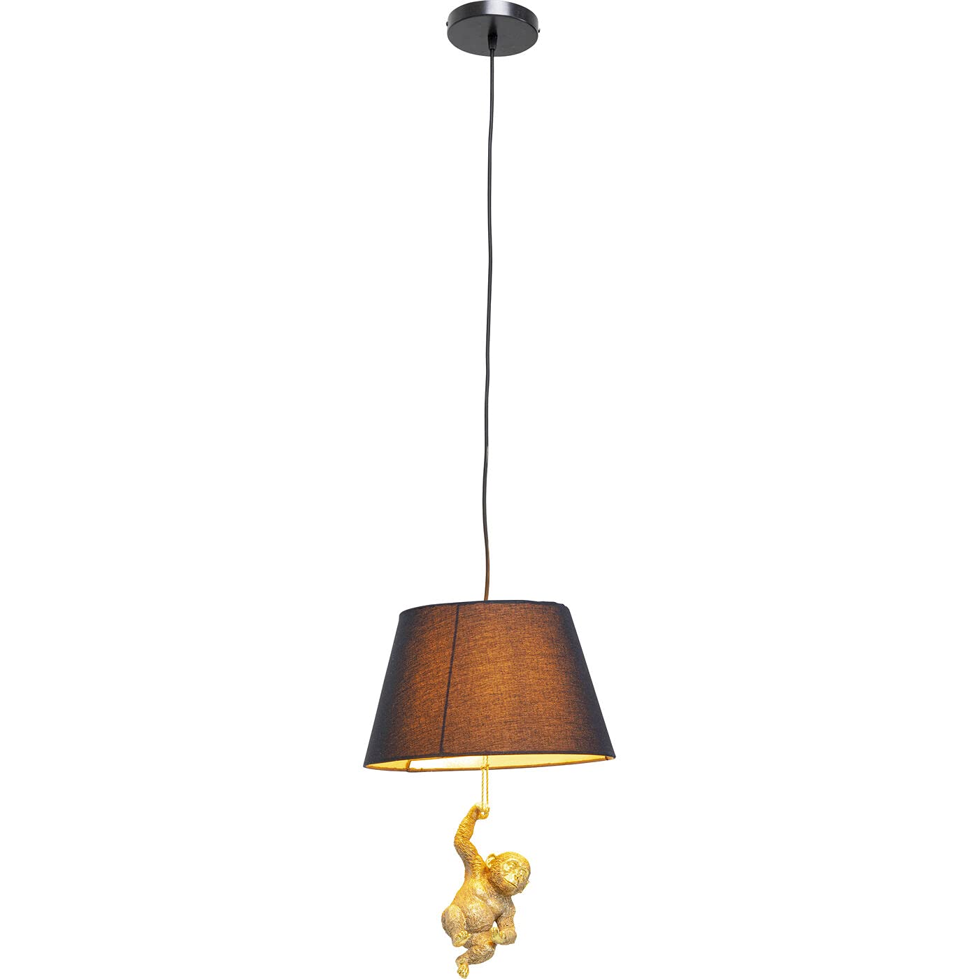 kare-design-h-ngeleuchte-swinging-baby-ape-48x35x35cm-affenlampe-gold image 1