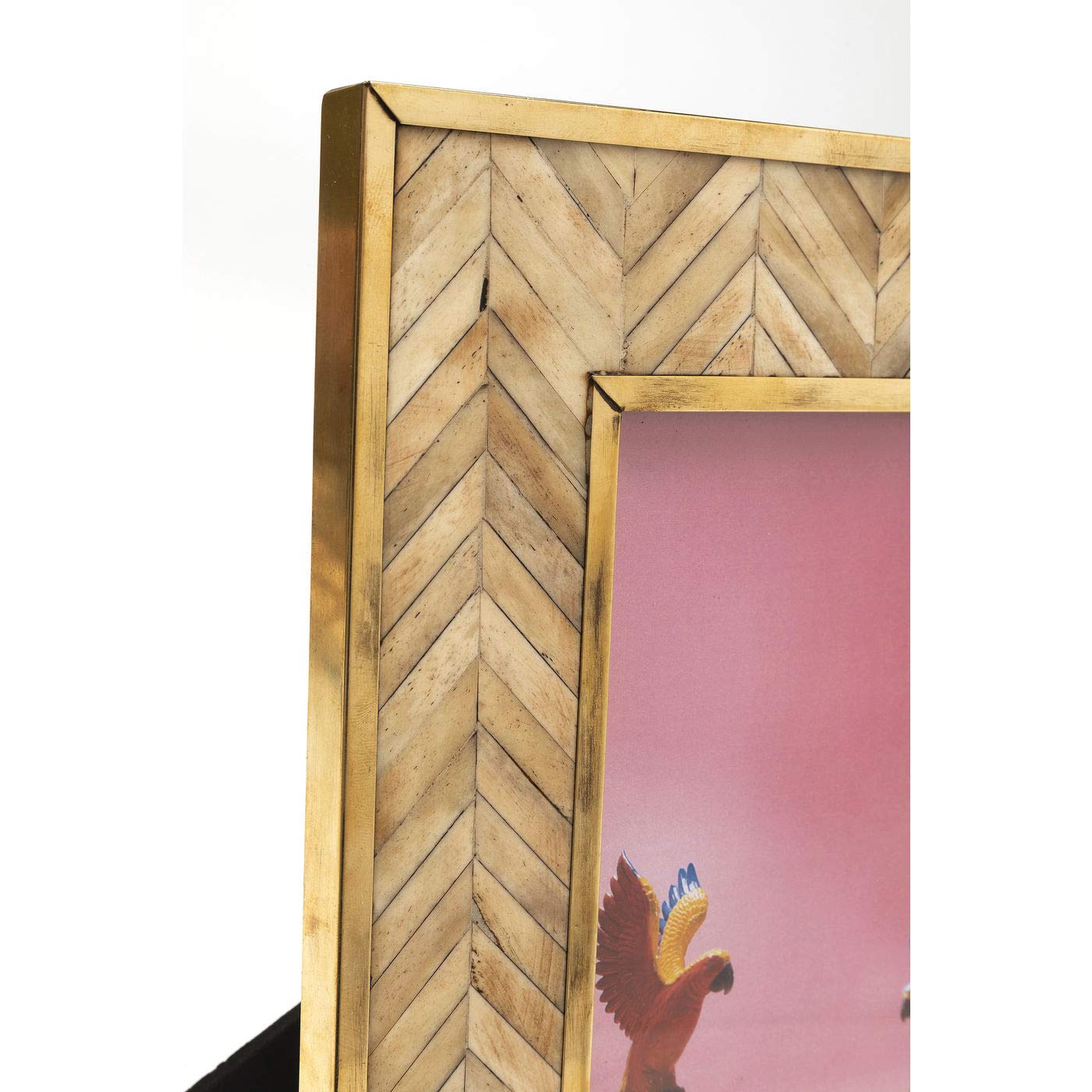 kare-design-chevron-bilderrahmen-braun-13x18-cm-glas-messing-b-ffelknochen image 4