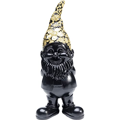 kare-design-deko-figur-zwerg-standing-schwarz-gold-30x12x9-cm image 7