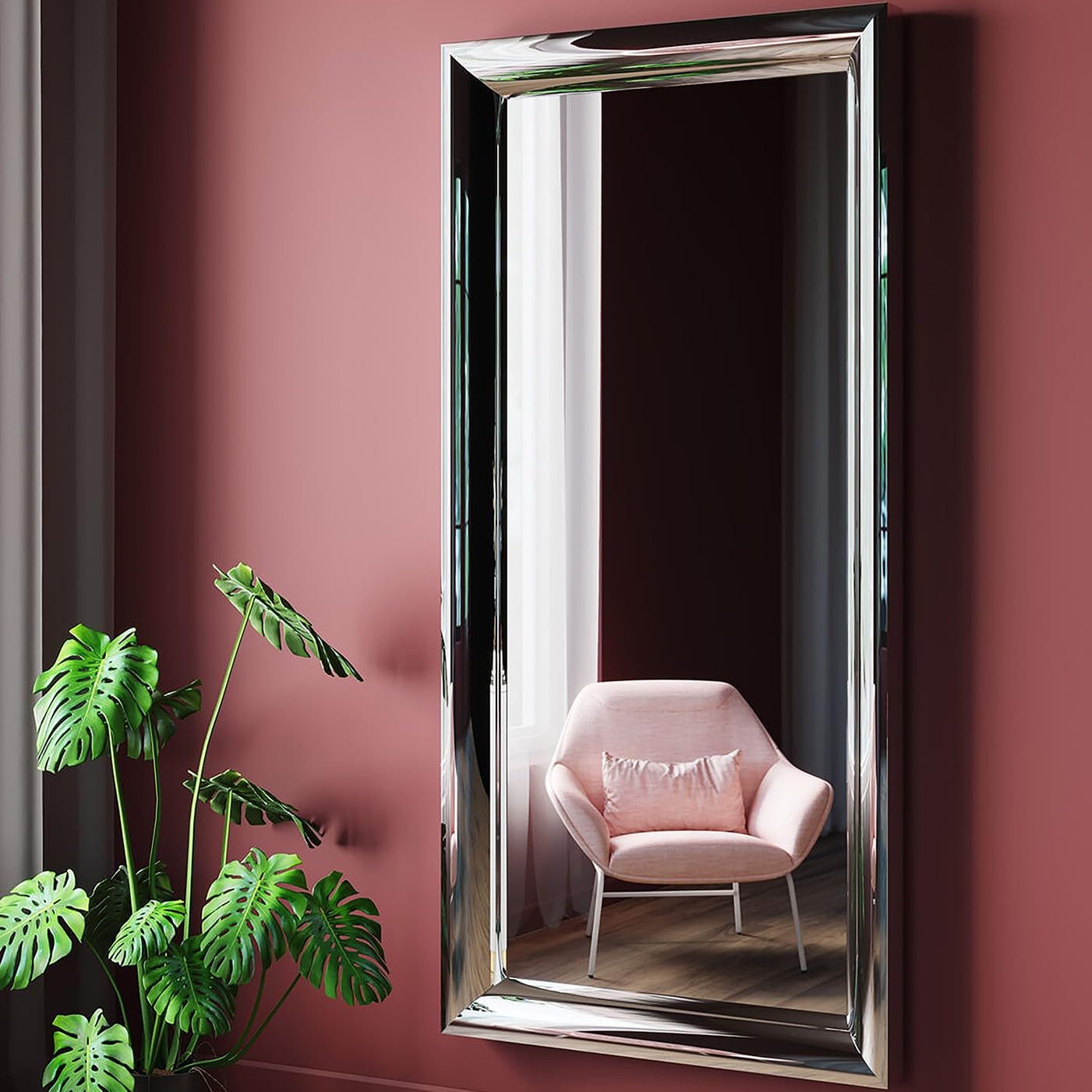 kare-design-spiegel-soft-beauty-silber-wandspiegel-207-x-99-cm image 2