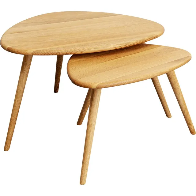 kare-design-vigo-beistelltisch-2-teilig-braun-eichenholz-massiv-40x67x51-cm image 1
