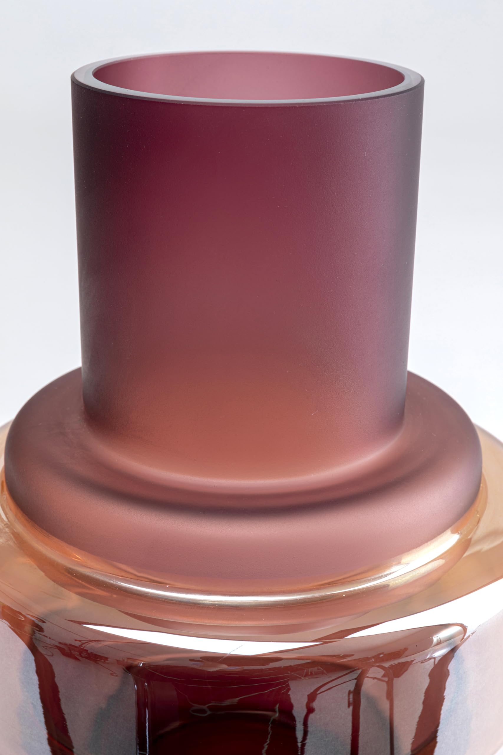 kare-design-vase-rosie-rot-24-cm-mundgeblasene-glas-tischvase-wasserfest image 4