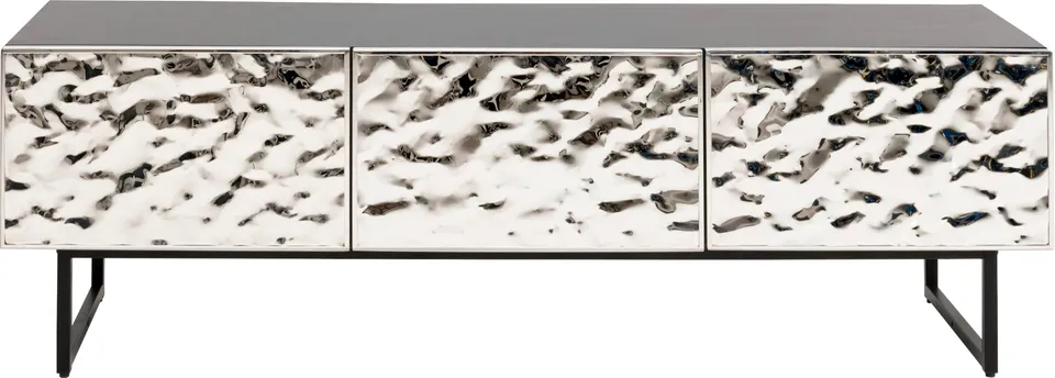 kare-design-lowboard-carino-silber-schwarz-chrom-50x151x39-cm-3-t-rig-push-to-op image 1
