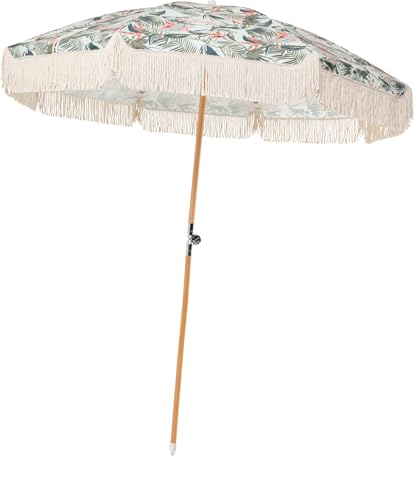 kare-sonnenschirm-hawaii-leaf-pflanzen-muster-strandschirm-d200-cm-mit-fransen image 7