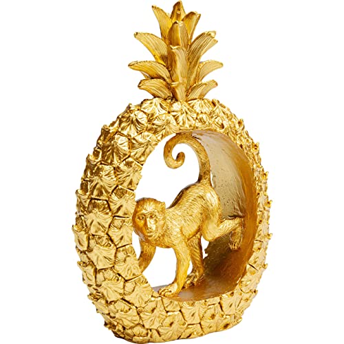 kare-design-deko-figur-playing-in-the-pineapple-23-cm-ananas-figur-gold image 8