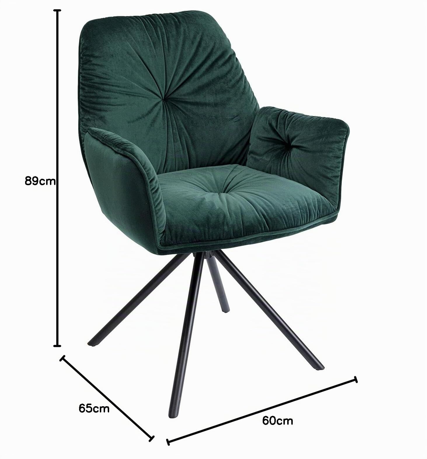 kare-design-armlehnstuhl-mila-gr-n-samtoptik-89x60x65-cm image 3