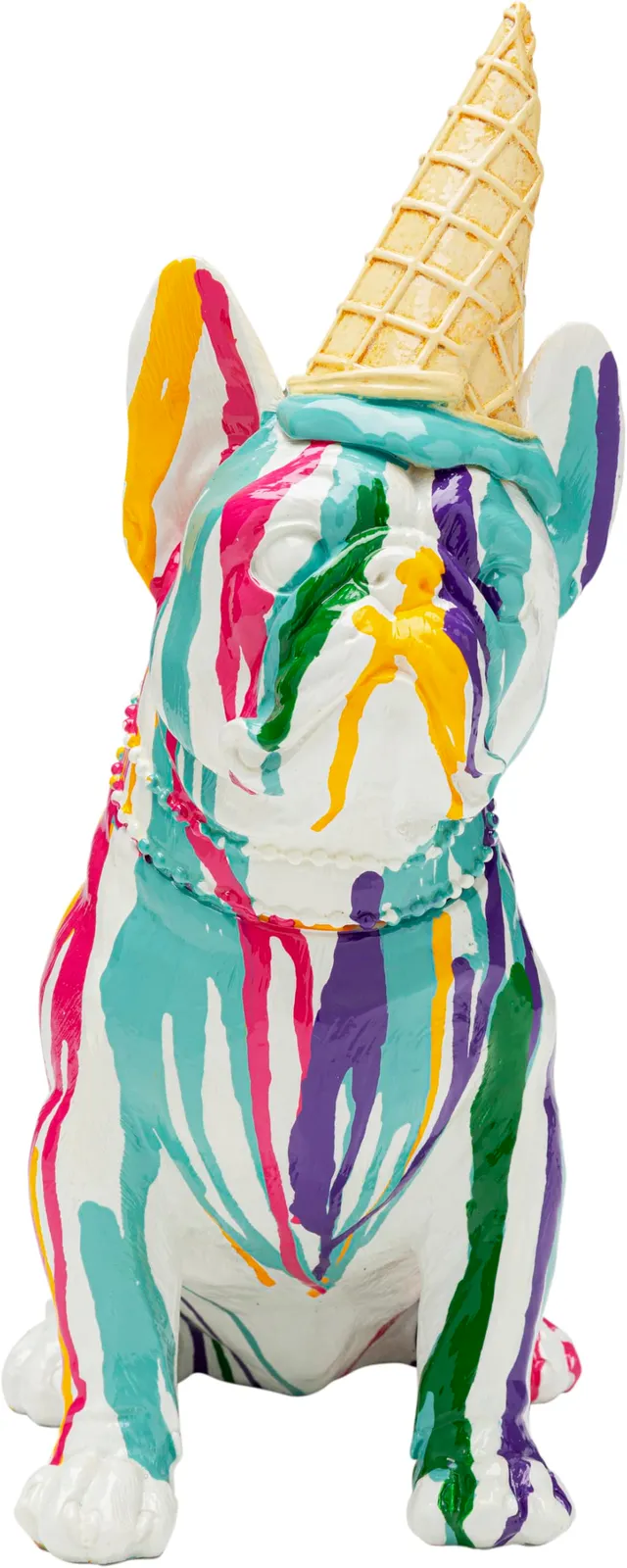 kare-design-gelato-dog-deko-figur-hund-handbemalt-35x26x15-cm image 1