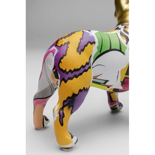 kare-design-deko-figur-graffiti-dog-mehrfarbig-handbemalter-hund-15x8x16-cm image 8