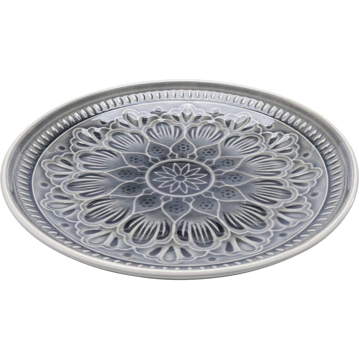 kare-design-teller-sicilia-mandala-grau-21-cm-keramik-steinzeug image 4