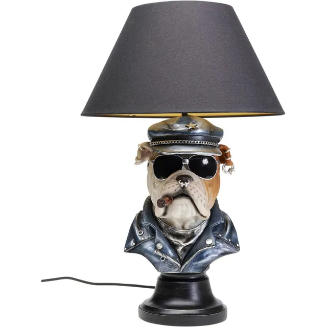 kare-design-tischlampe-punk-dog-schwarz-design-tischleuchte-57x36x36-cm-e27 image 1