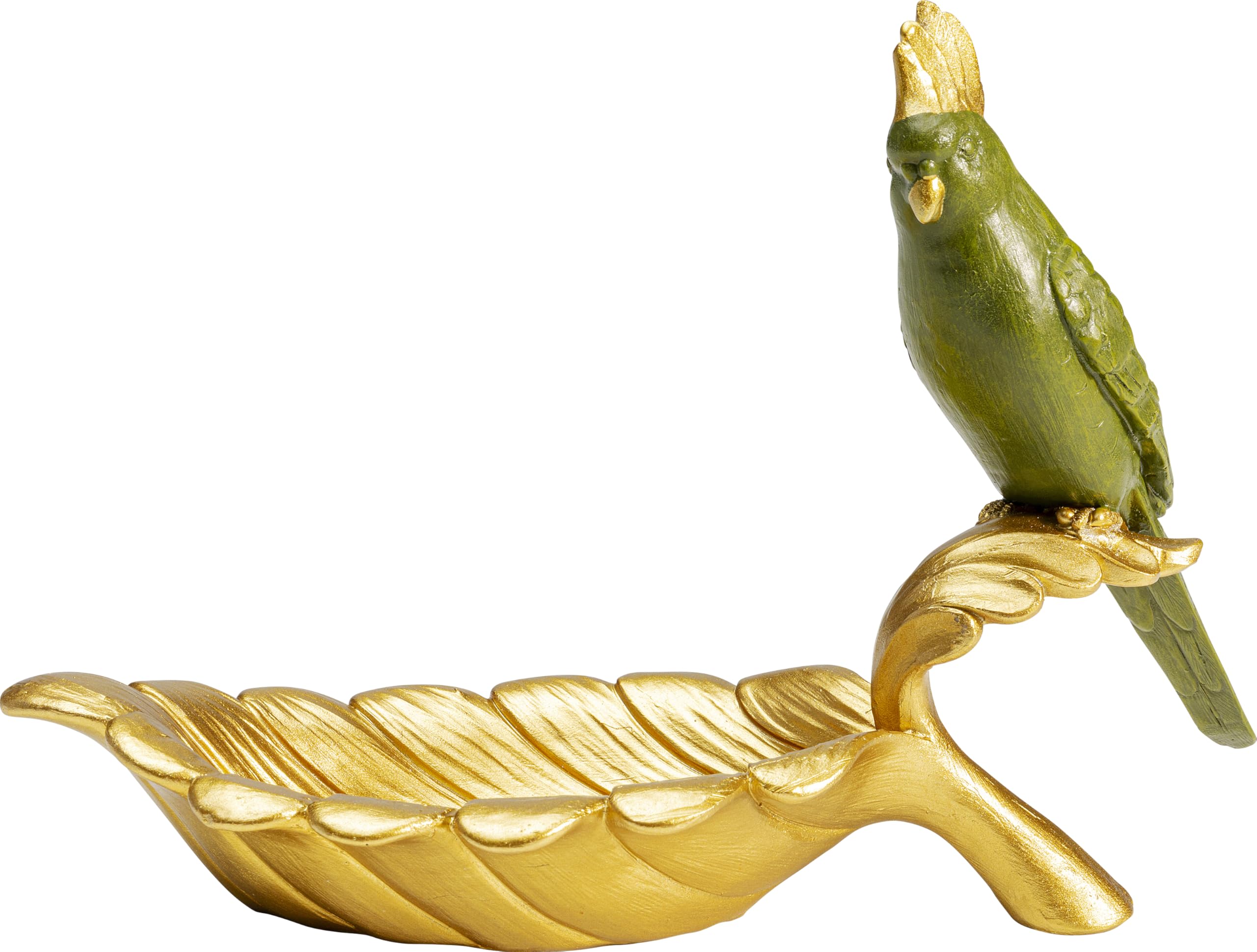 kare-design-parrot-friends-deko-figur-vogel-37-cm-gold-gr-n image 5