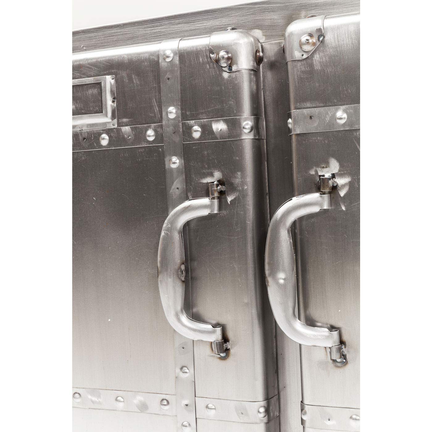 kare-design-kommode-buster-silber-rollbare-stahl-kommode-2-t-rig-60x81x38-cm image 8