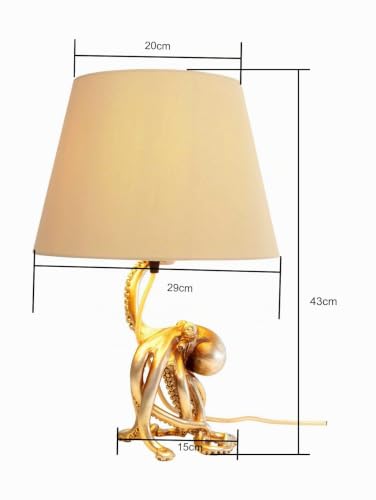 kare-design-tischlampe-octopus-gold-44-cm-e27-tiermotiv image 8
