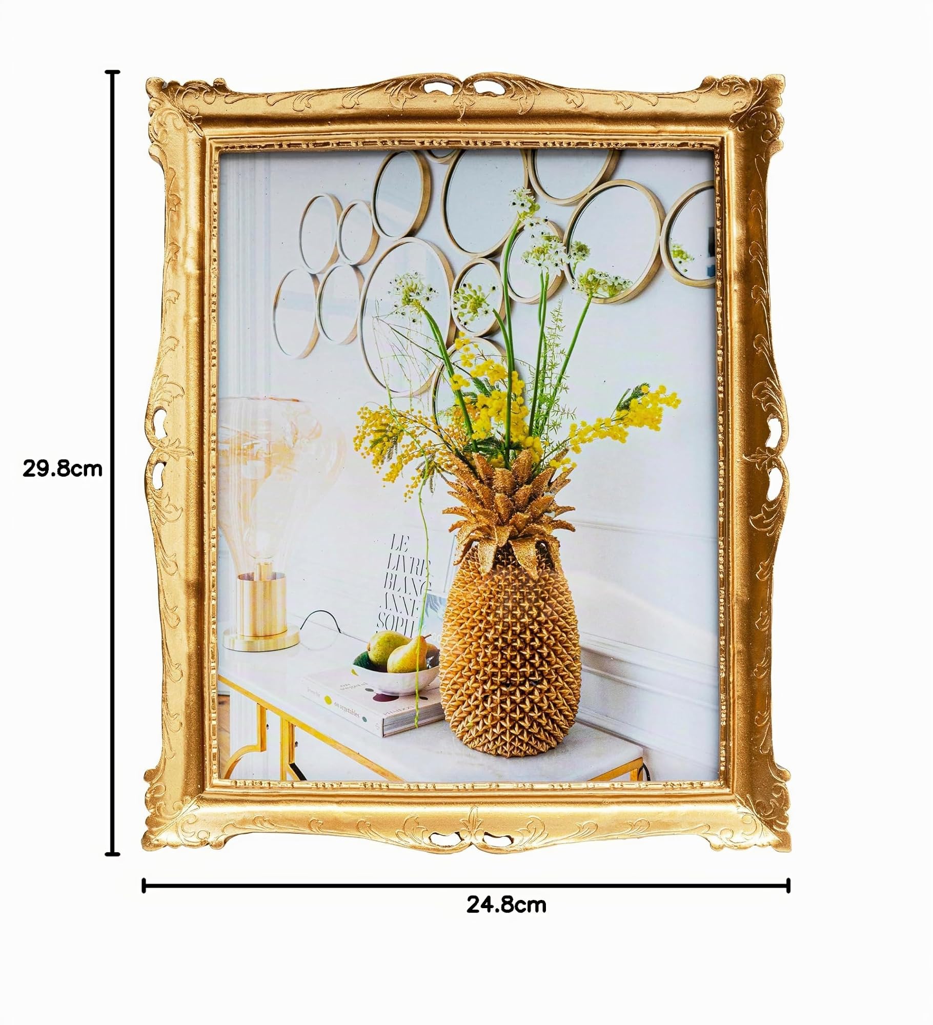 kare-design-bilderrahmen-antique-gold-25x30-cm-handgefertigt image 6