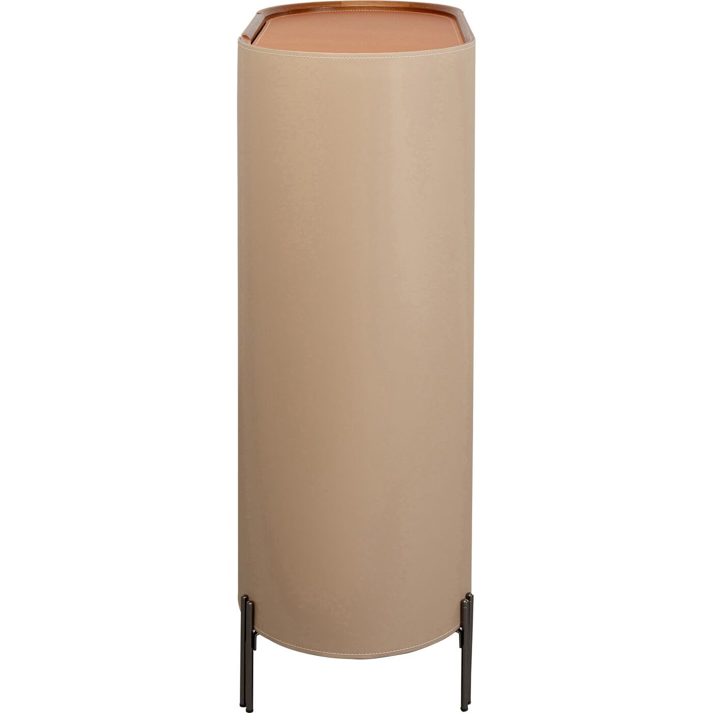 kare-design-tango-mehrzweckschrank-beige-orange-lederoptik-80x115-cm-hochschrank image 5