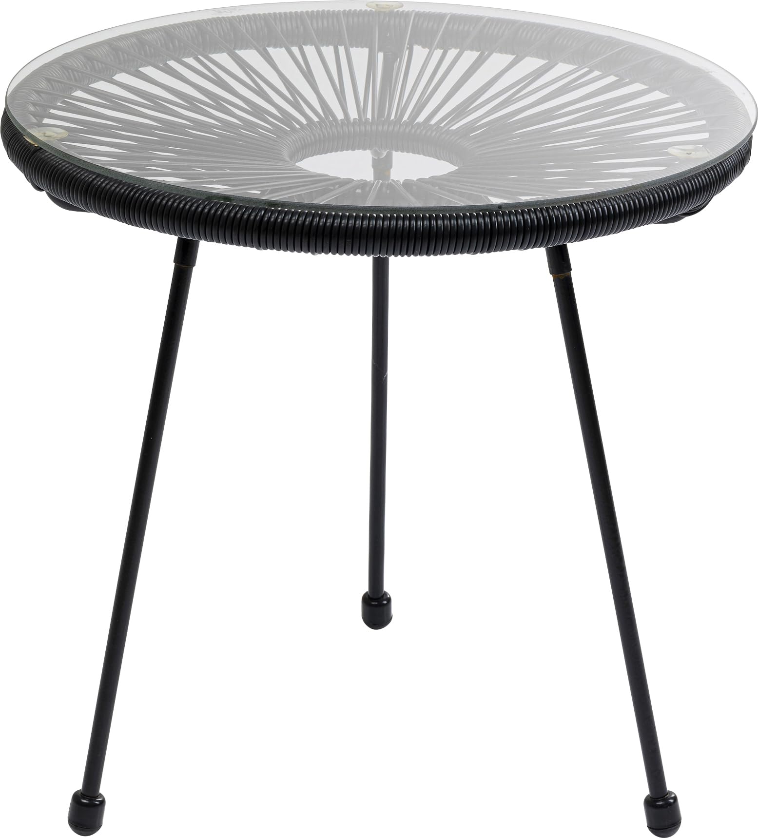 kare-design-beistelltisch-acapulco-50x50x50cm-schwarz-glas image 1