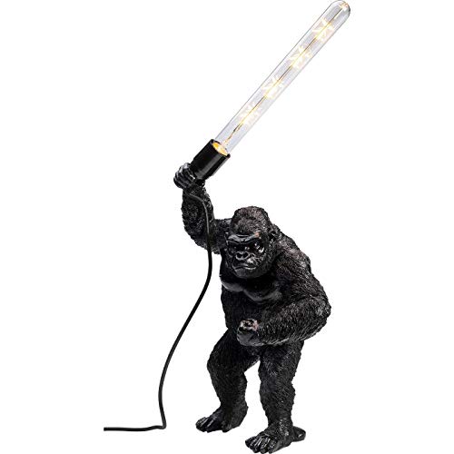 kare-design-tischleuchte-gorille-schwarz-gorilla-leuchte-aus-kunststein image 8