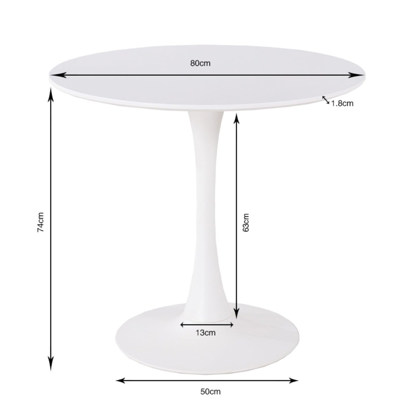 kare-design-schickeria-eiche-tisch-schwarz-runder-esszimmertisch-durchmesser-80- image 3