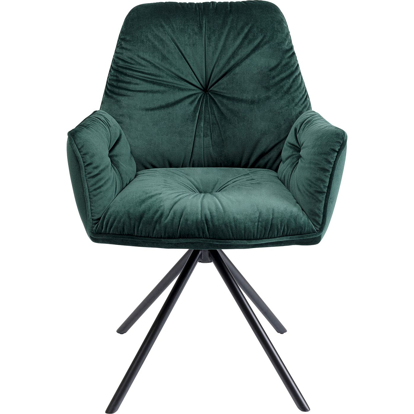 kare-design-armlehnstuhl-mila-gr-n-samtoptik-89x60x65-cm image 1
