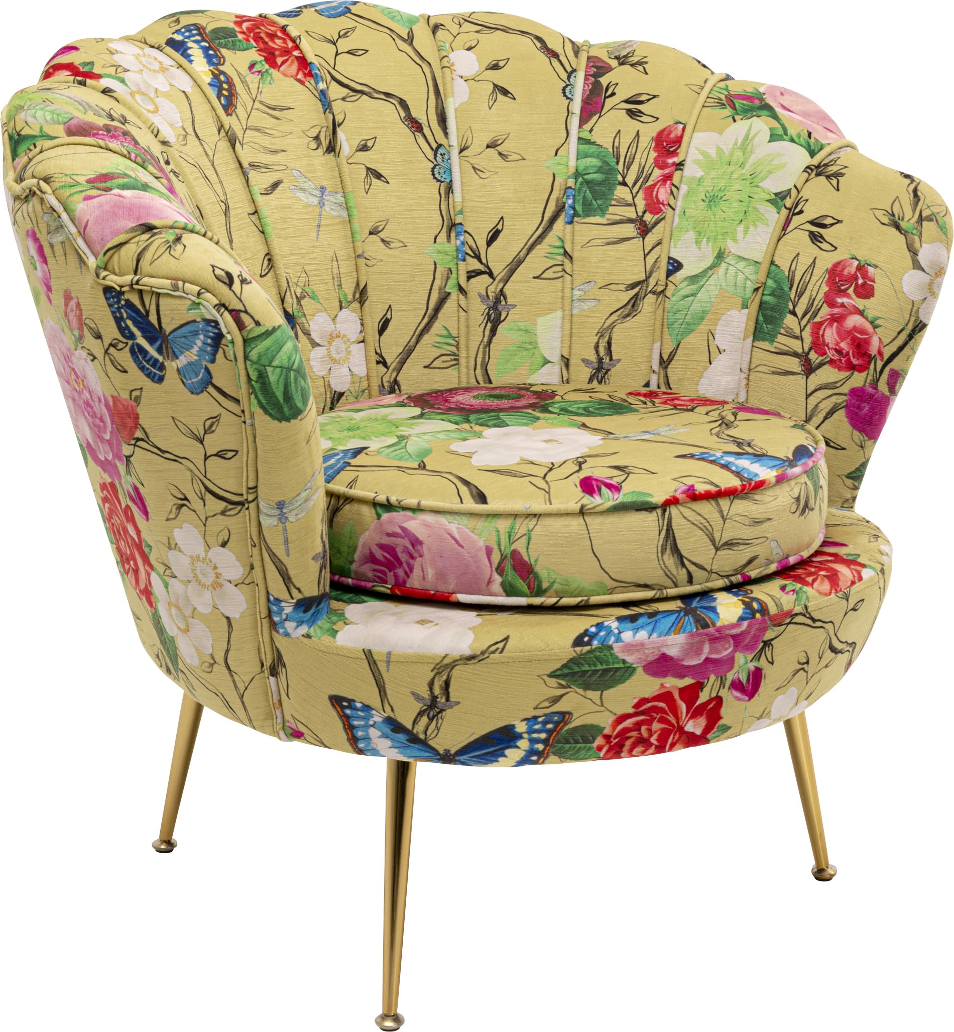kare-design-sessel-lily-gold-flower-fever-gelb-77x85x78-cm-samtoptik image 2
