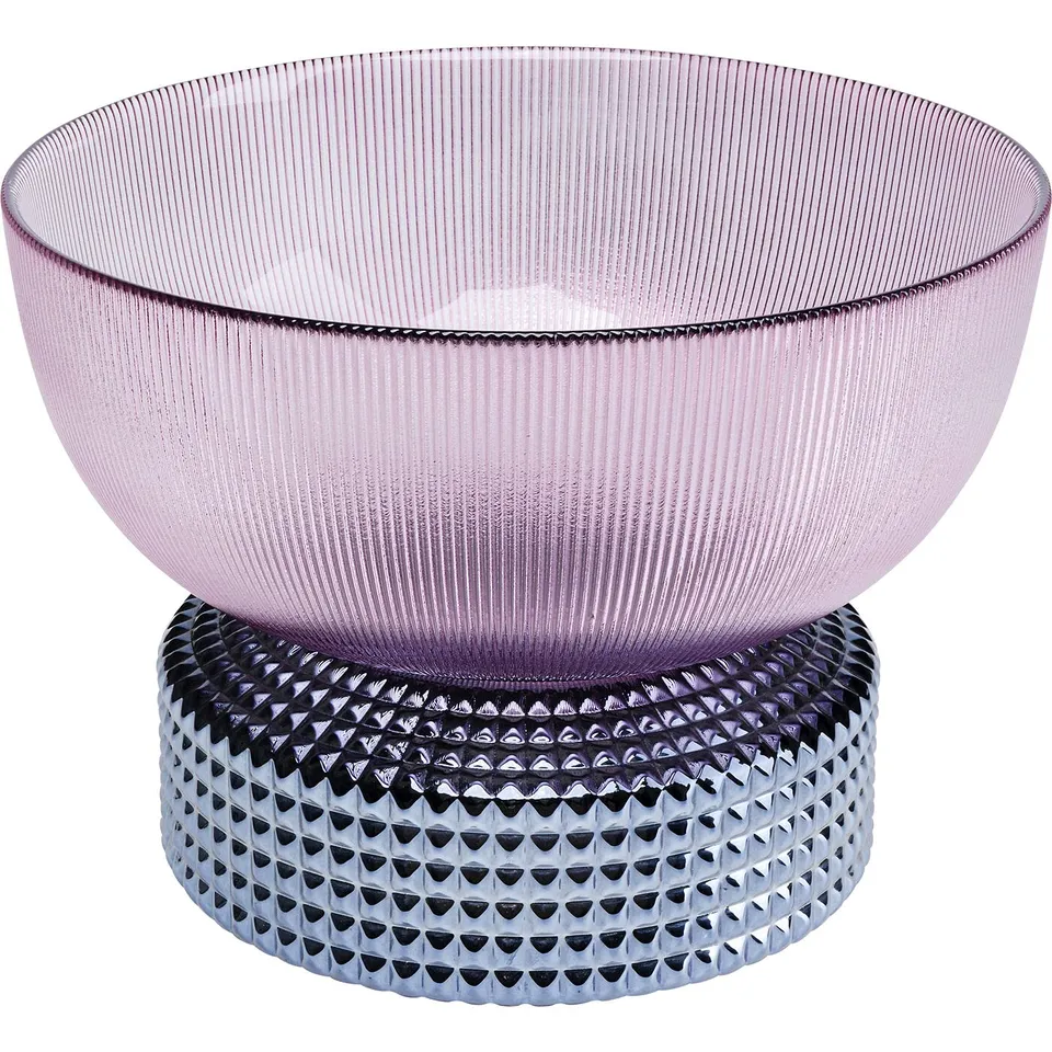 kare-design-vase-marvelous-duo-blau-rot-glas-28cm-handgefertigt image 1