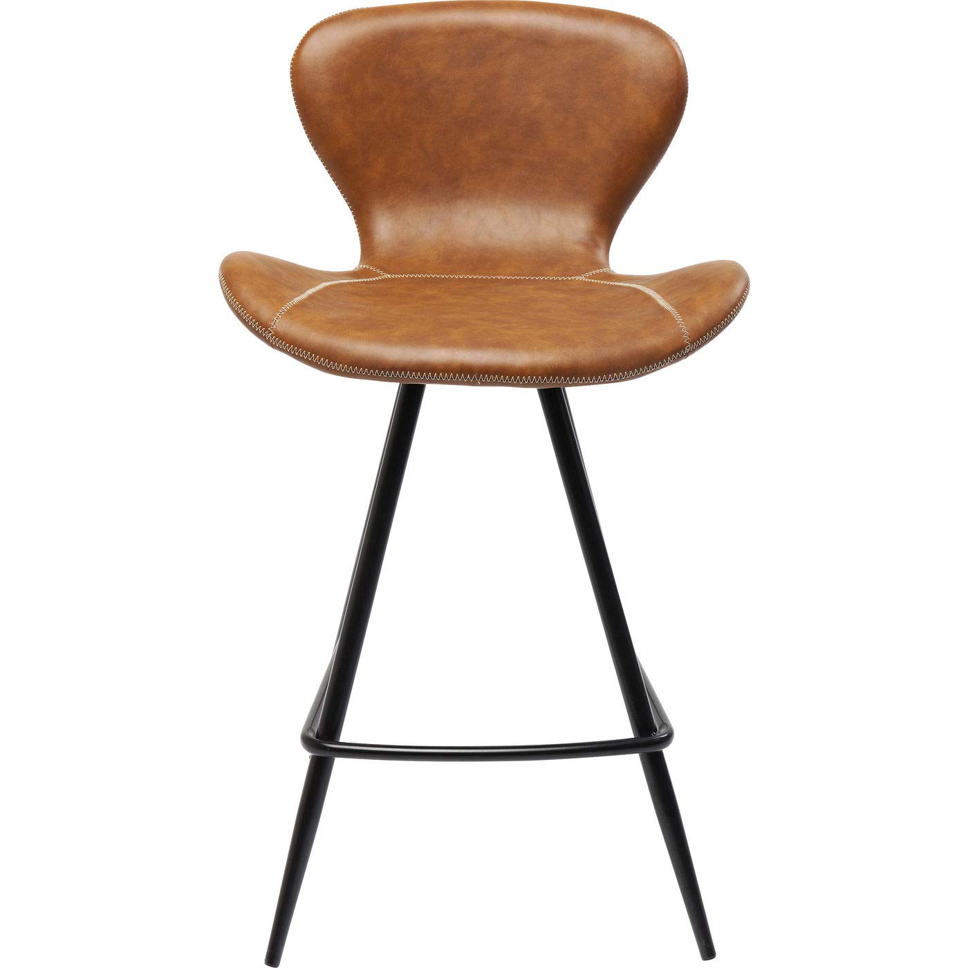 kare-design-barhocker-rusty-91x53x53cm-barstuhl-braun-lederoptik image 1