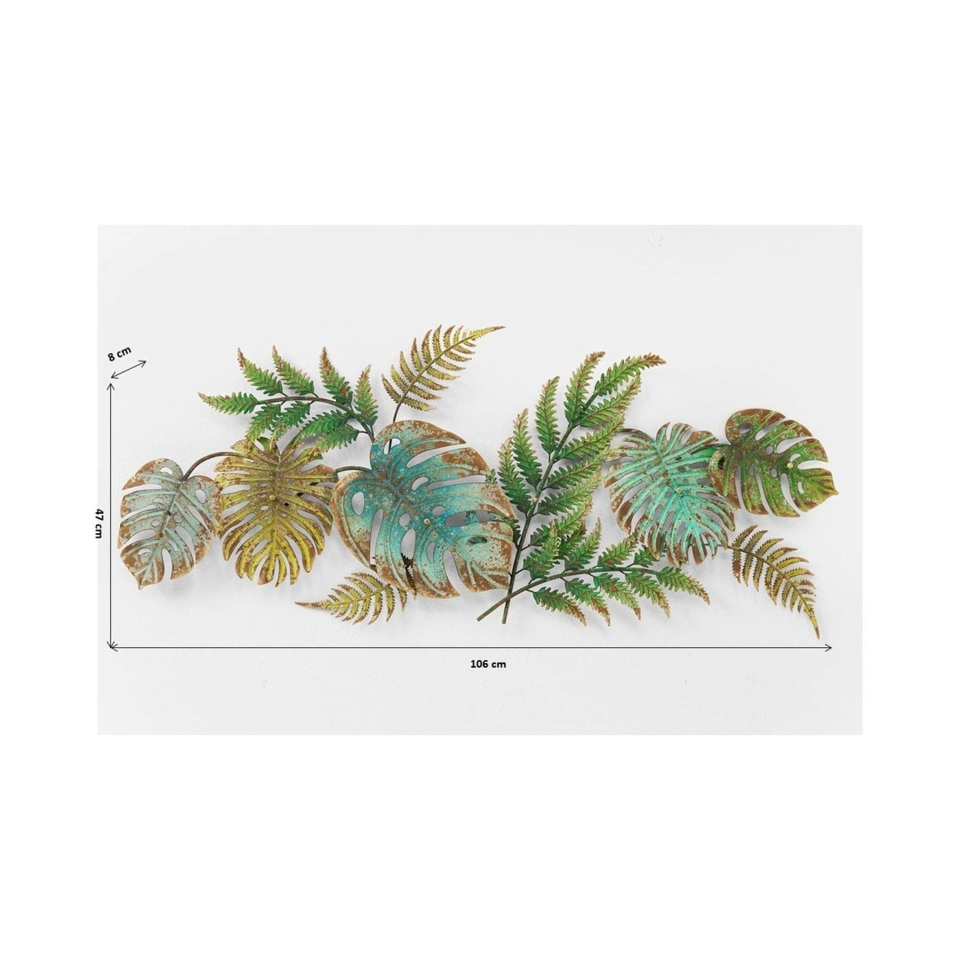 kare-design-wandgarderobe-jungle-party-gr-n-43x107x5-cm-mit-6-haken image 5