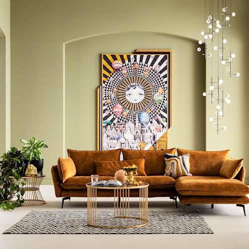 kare-design-couchtisch-roma-2er-set-marmor-rund-50x80x80-cm-schwarz-gold image 7