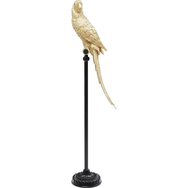 kare-design-deko-figur-papagei-gold-116-cm image 1