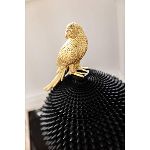 kare-design-parrot-deko-dose-xxl-schwarz-gold-40x26x26-cm image 8