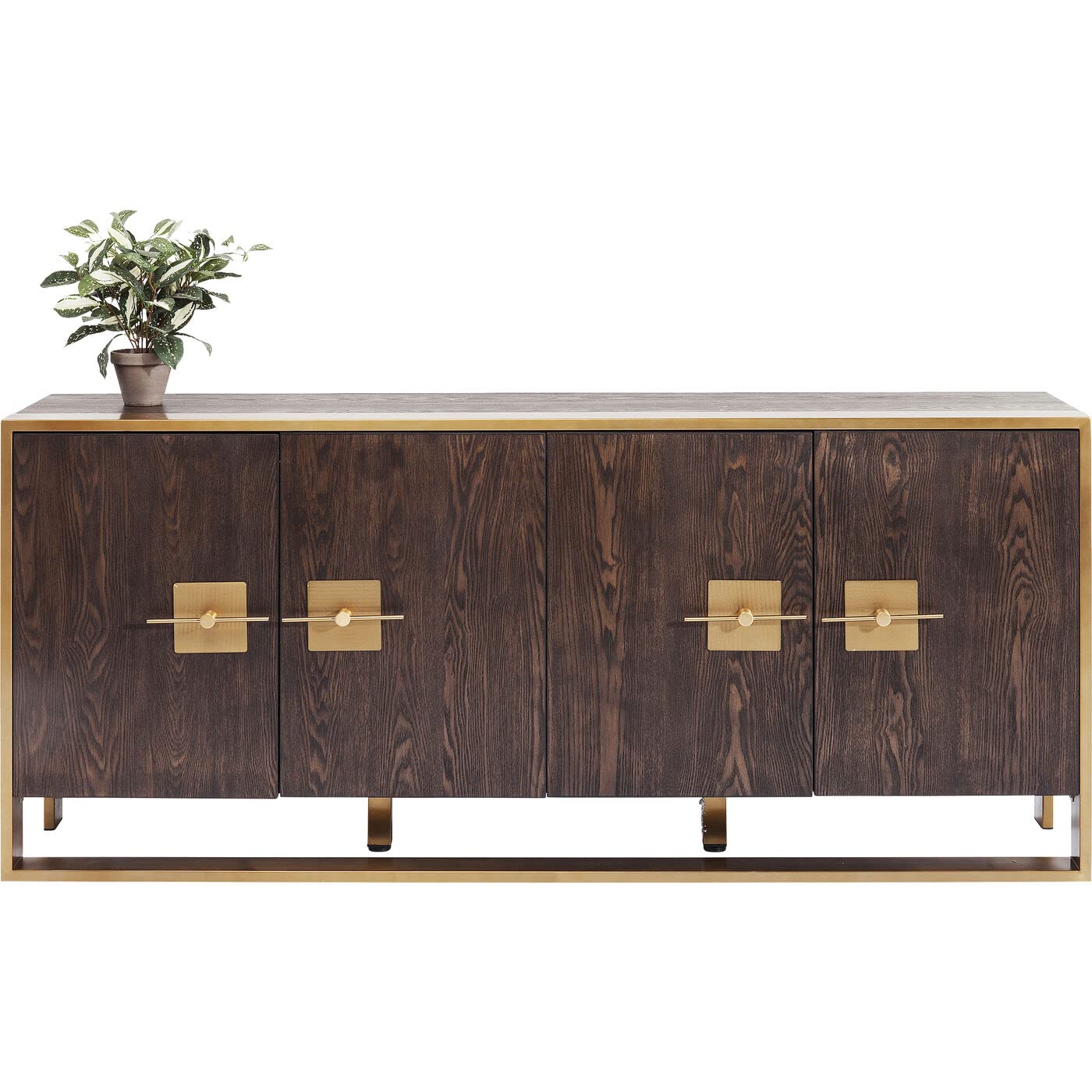kare-design-sideboard-osaka-anrichte-mit-metallumrandung image 1