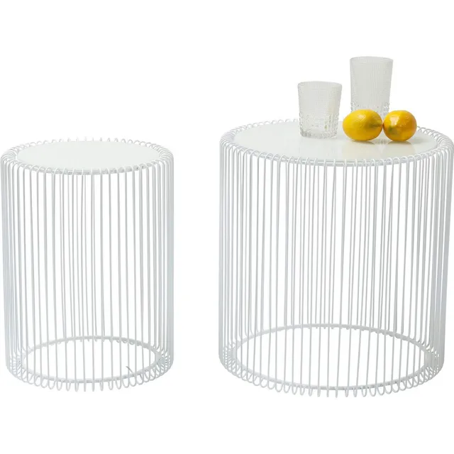 kare-design-beistelltisch-wire-wei-2er-set-38-5-und-27-cm image 1