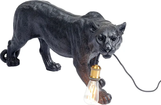 kare-design-bodenleuchte-bagheera-27x85x40-cm-panther-leuchte-aus-polyresin image 1