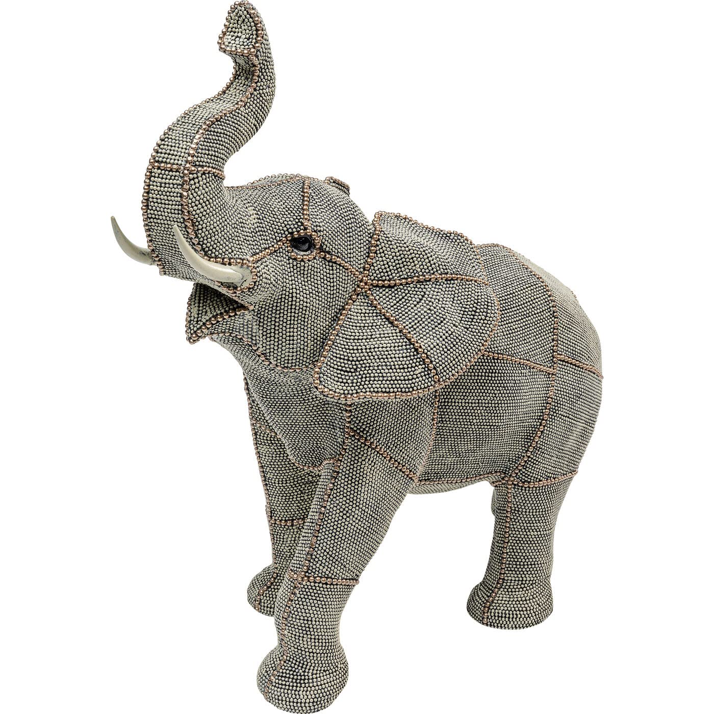 kare-design-deko-objekt-walking-elephant-pearls-37x38x17-cm-elefant-aus-kunstste image 7