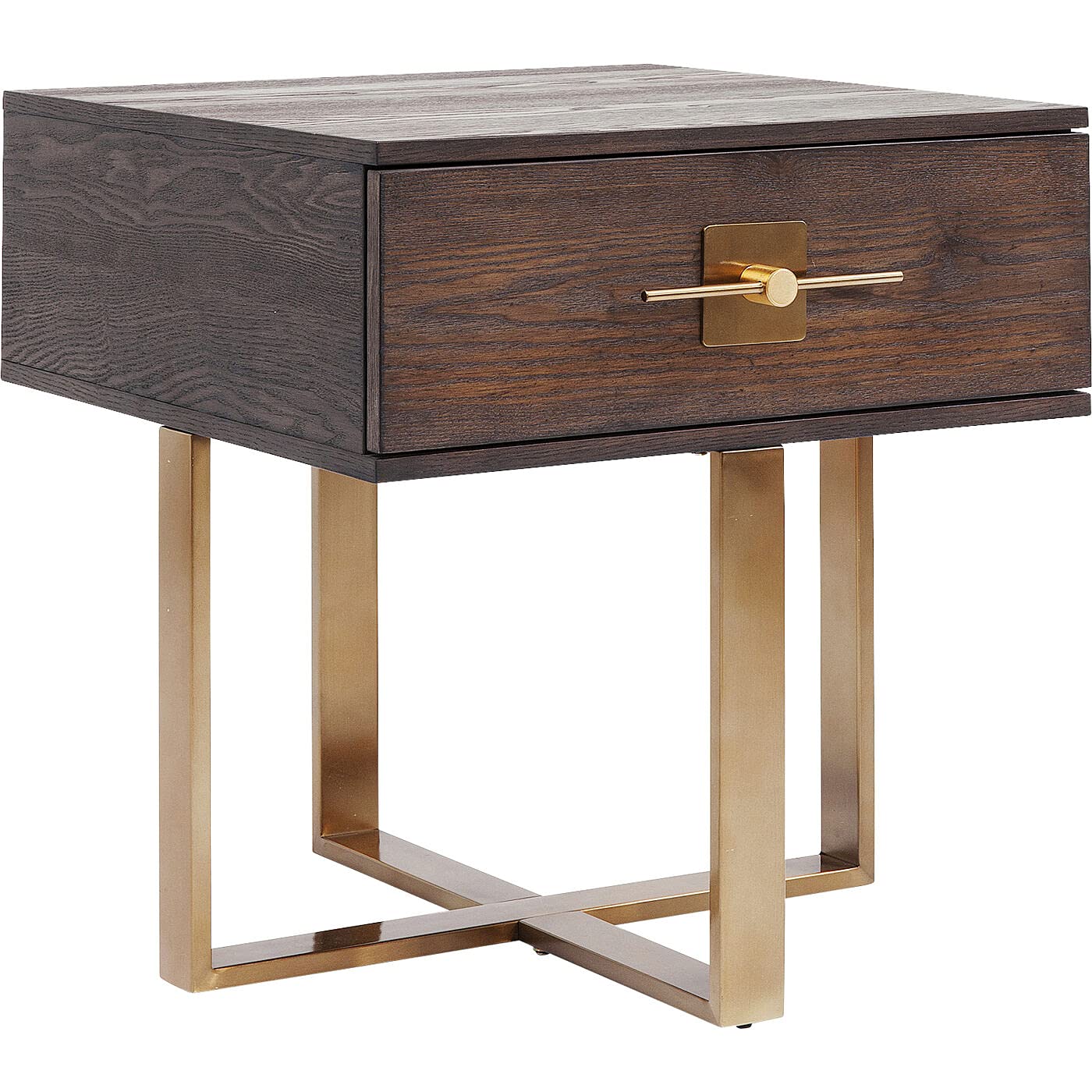 kare-design-kommode-osaka-braun-60x55x55-cm-holz-edelstahl image 5