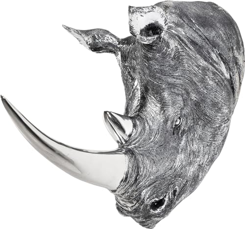 kare-design-deko-kopf-rhino-silber-wandtroph-e-53x44x19-cm image 6
