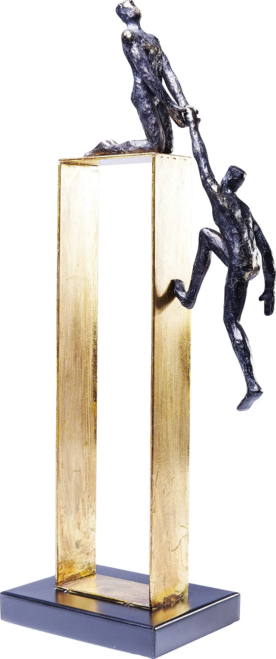 kare-design-elements-come-together-deko-objekt-schwarz-gold image 1