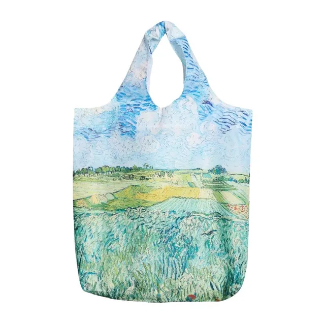 cedon-easy-art-bag-van-gogh-ebene-bei-auvers-einkaufsbeutel-recycled-pet image 1
