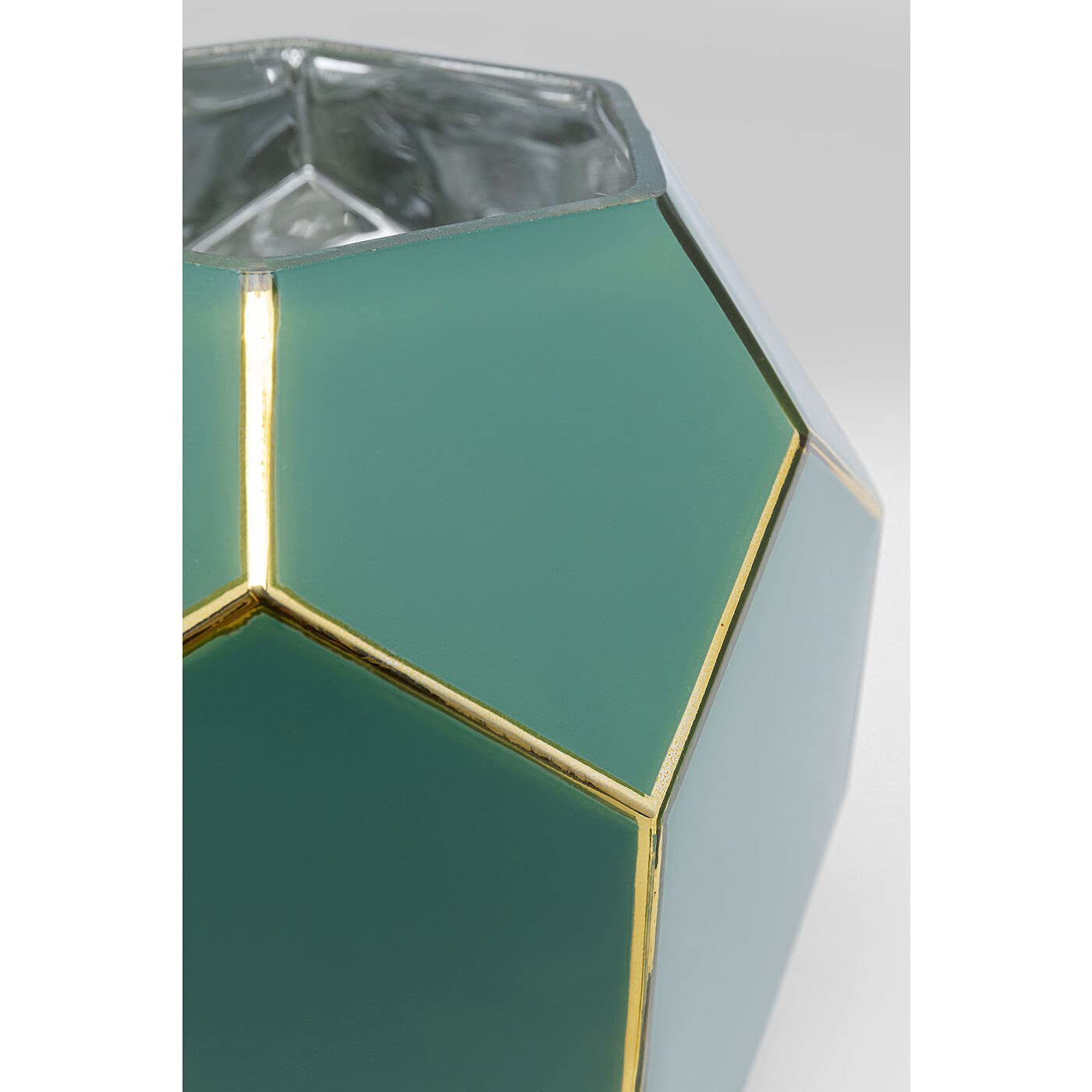kare-design-art-pastell-vase-glasvase-gr-n-mit-gold-22-cm image 4